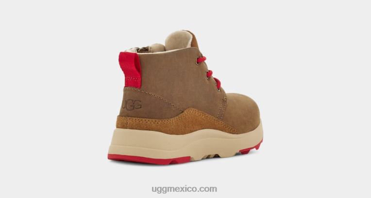 nogal/cuero rojo samba 00NF1986 UGG niños pequeños canoa iii tiempo