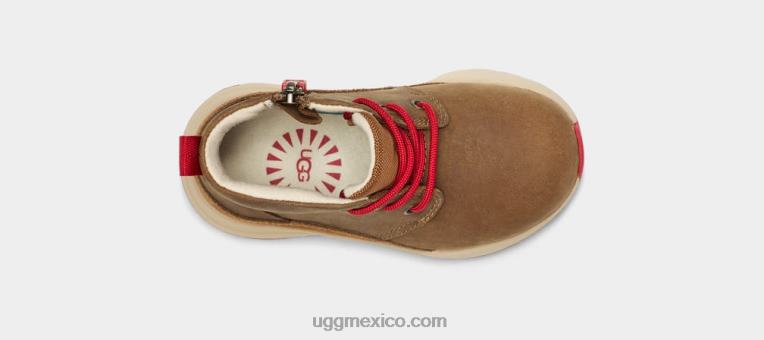 nogal/cuero rojo samba 00NF1986 UGG niños pequeños canoa iii tiempo