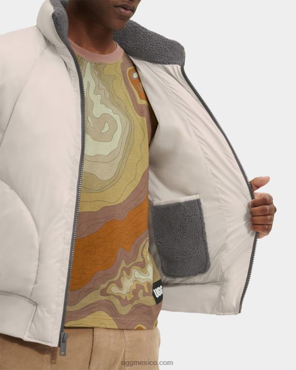 nube 00NF1891 UGG hombres chaqueta acolchada de sherpa damion