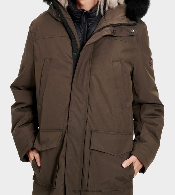 oliva oscuro 00NF1907 UGG hombres parka butte