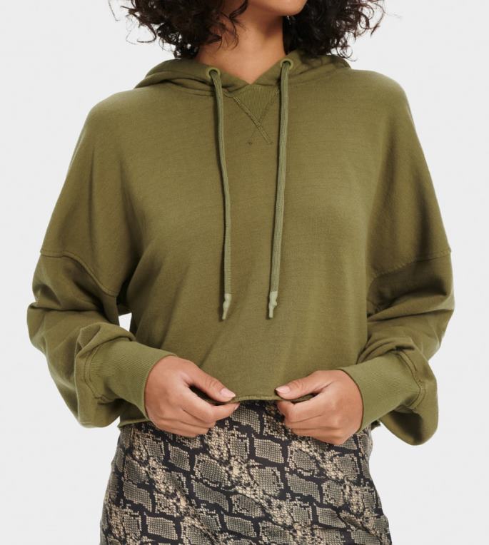 olivo silvestre 00NF1293 UGG mujer sudadera corta keira