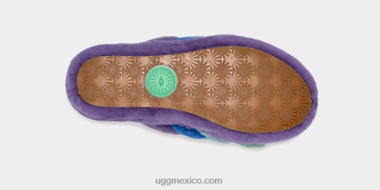 orgullo arcoiris morado 00NF837 UGG mujer orgullo pelusa sí diapositiva