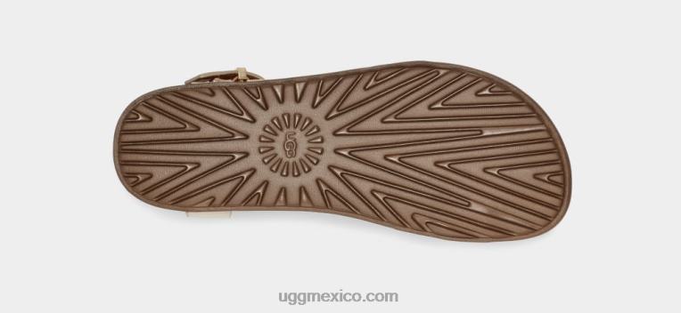 oro pálido metálico 00NF63 UGG mujer correa solivan