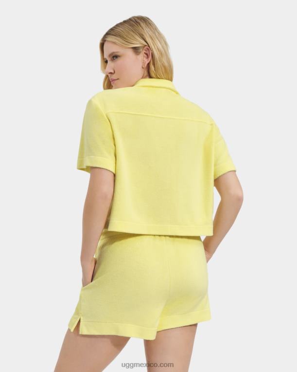 panal 00NF910 UGG mujer camisa saniyah de manga corta con botones