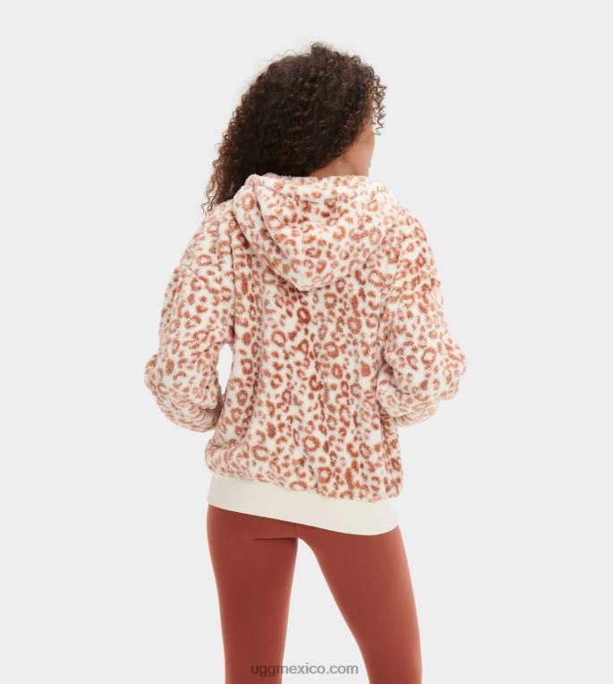 pantera blanca 00NF1281 UGG mujer sudadera con capucha sherpa loyra