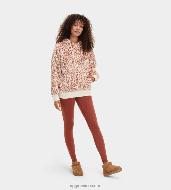 pantera blanca 00NF1281 UGG mujer sudadera con capucha sherpa loyra