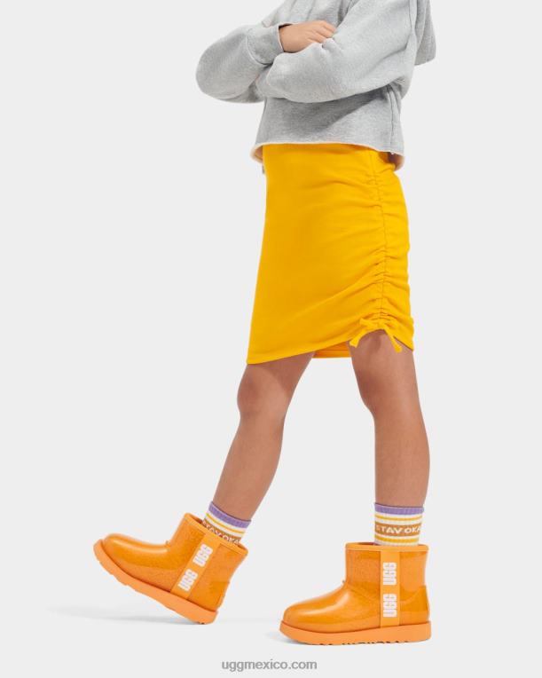 papaya naranja 00NF1750 UGG niños clásico transparente mini ii