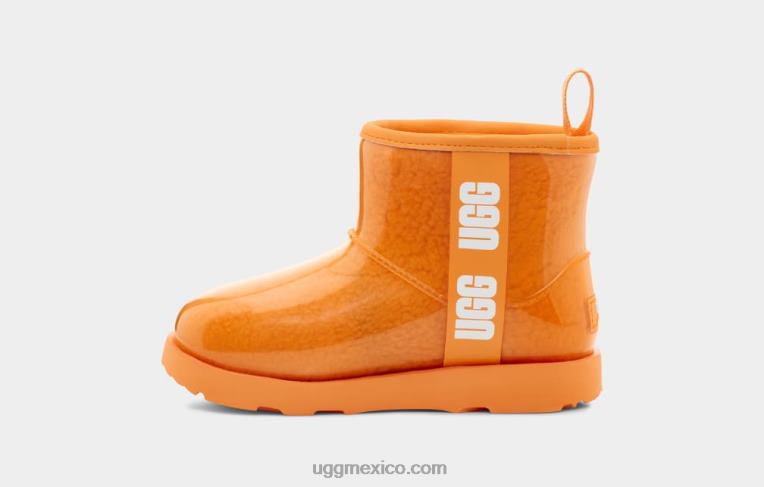papaya naranja 00NF1750 UGG niños clásico transparente mini ii