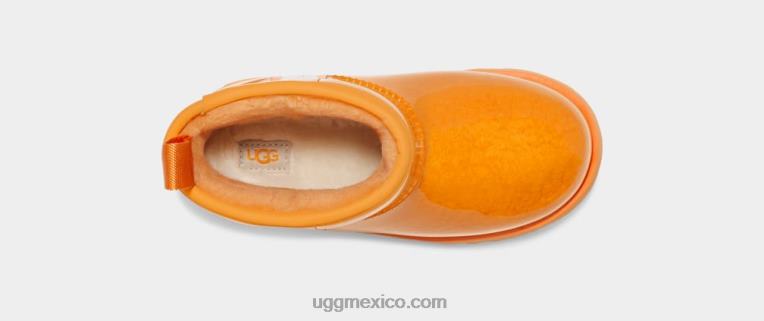 papaya naranja 00NF1750 UGG niños clásico transparente mini ii