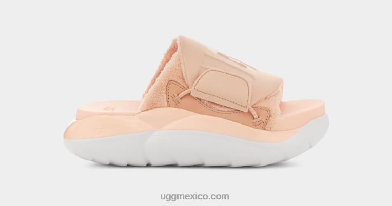pelusa de durazno 00NF65 UGG mujer la diapositiva de la nube