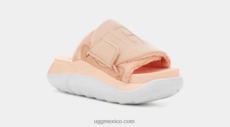 pelusa de durazno 00NF65 UGG mujer la diapositiva de la nube