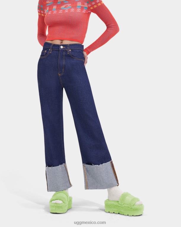 periquito verde 00NF733 UGG mujer fluffita claro