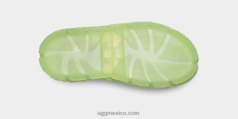 periquito verde 00NF733 UGG mujer fluffita claro