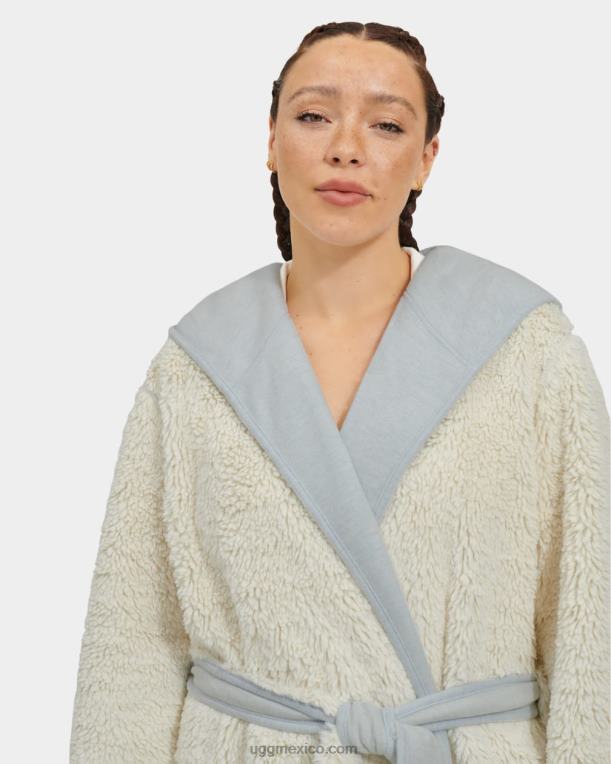 piscina azul brezo 00NF2221 UGG mujer bata reversible portula