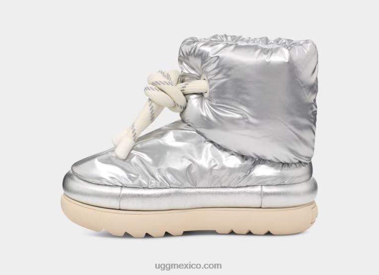 plata metálica 00NF736 UGG mujer maxi corto clásico metalizado