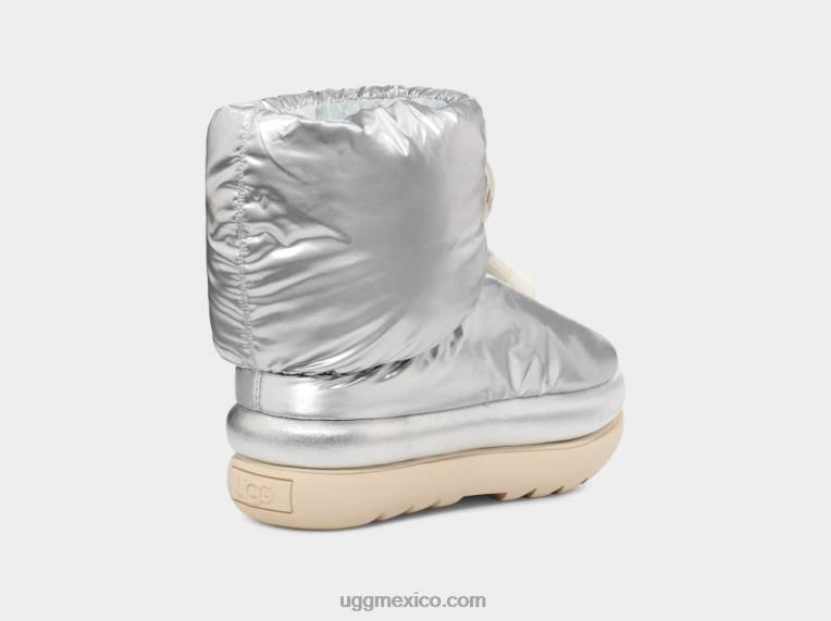 plata metálica 00NF736 UGG mujer maxi corto clásico metalizado