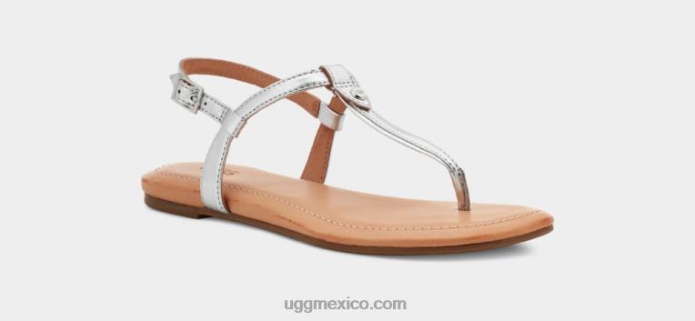 plateado metalizado 00NF72 UGG mujer Madeena