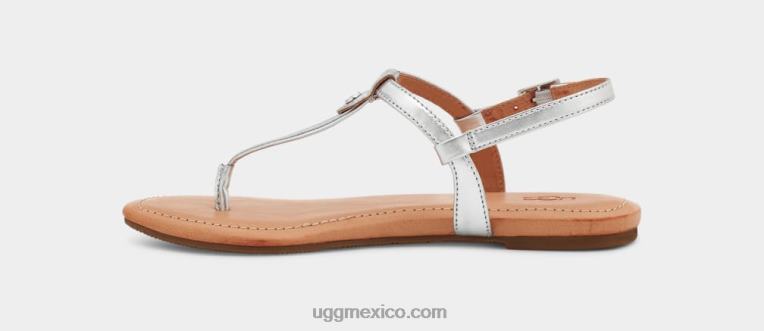 plateado metalizado 00NF72 UGG mujer Madeena