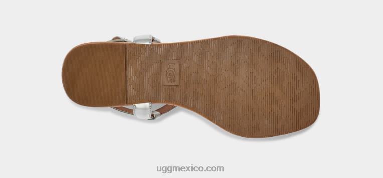 plateado metalizado 00NF72 UGG mujer Madeena