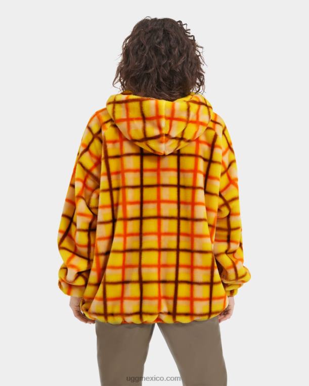 punk a cuadros canarios 00NF2274 UGG mujer chaqueta olympia a cuadros punk