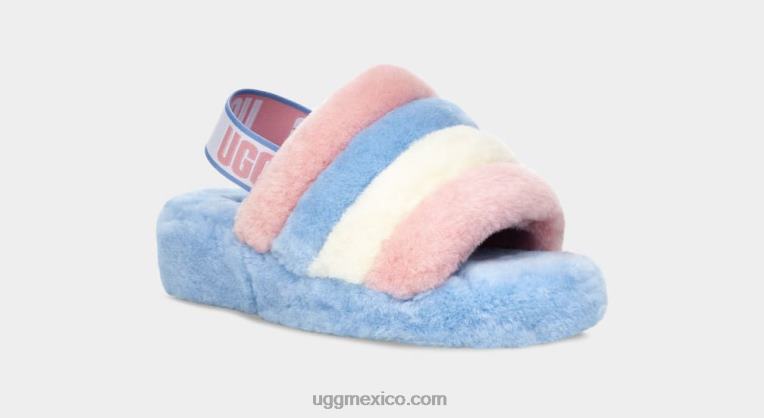 rayas de orgullo 00NF839 UGG mujer orgullo pelusa sí diapositiva