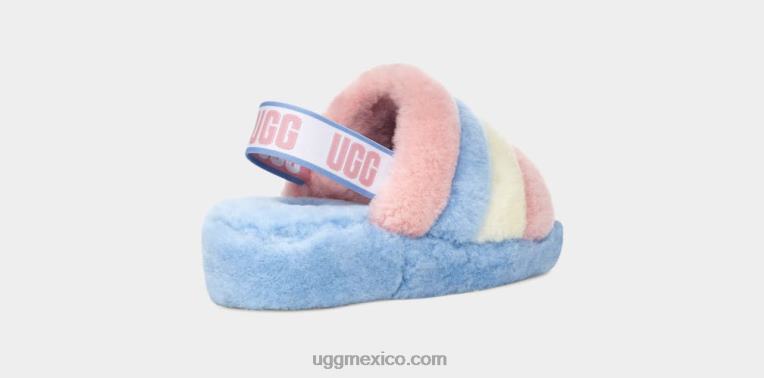 rayas de orgullo 00NF839 UGG mujer orgullo pelusa sí diapositiva