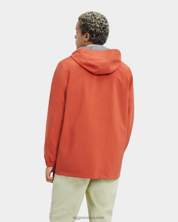 rojo adobe 00NF1794 UGG hombres abrigo de lluvia brennon