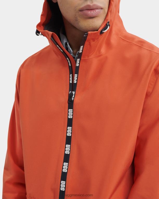rojo adobe 00NF1794 UGG hombres abrigo de lluvia brennon