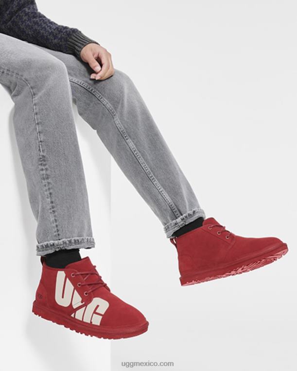rojo intenso 00NF1598 UGG hombres neumel chop
