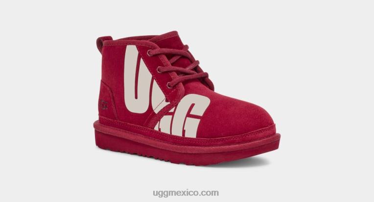 rojo intenso 00NF1788 UGG niños neumel chop