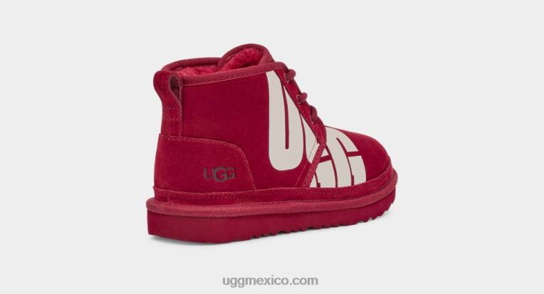 rojo intenso 00NF1788 UGG niños neumel chop
