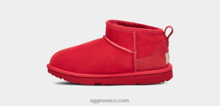 rojo samba 00NF1738 UGG niños clásico ultra mini