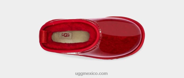 rojo samba 00NF1753 UGG niños clásico transparente mini ii