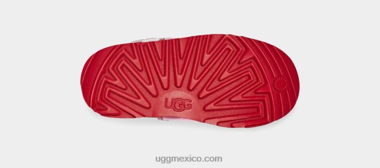 rojo samba 00NF1753 UGG niños clásico transparente mini ii