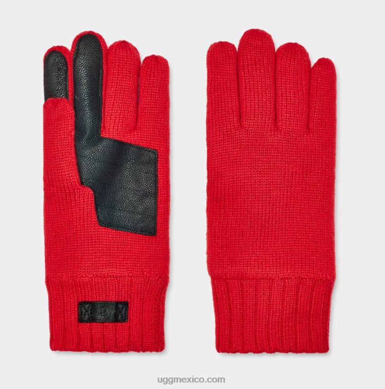 rojo samba 00NF1921 UGG hombres guante de punto