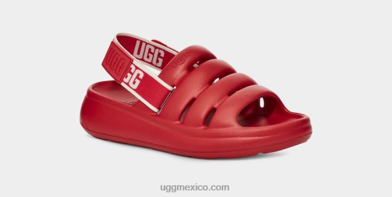 rojo samba 00NF444 UGG mujer deporte sí diapositiva