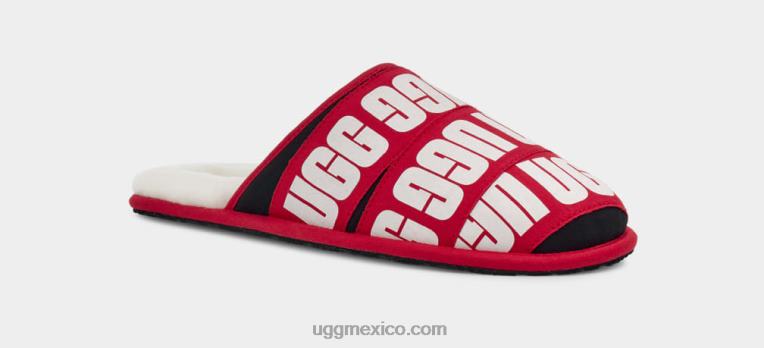 rojo/negro/blanco 00NF1597 UGG hombres banda gráfica desgastada