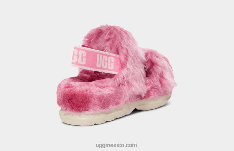 rosa 00NF741 UGG mujer sandalia de azúcar de pelusa
