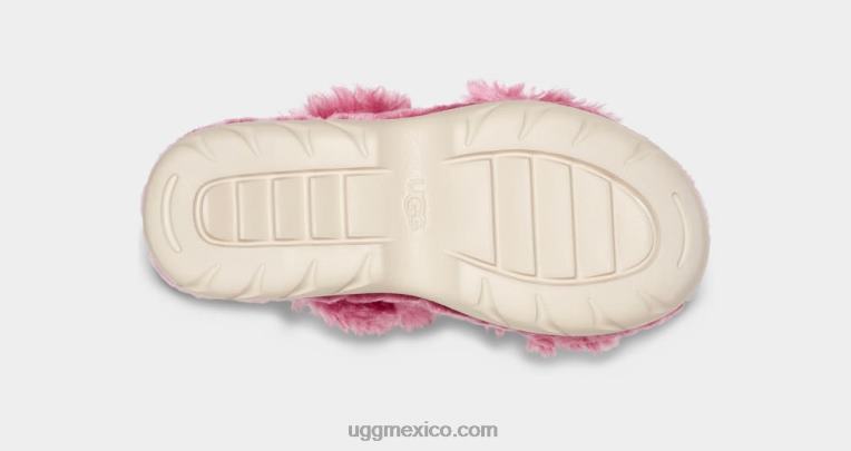 rosa 00NF741 UGG mujer sandalia de azúcar de pelusa