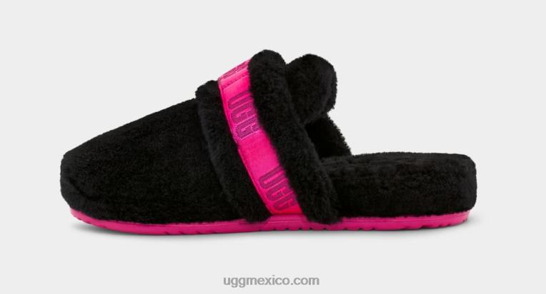 rosa caramelo/negro 00NF1633 UGG hombres esponjarlo