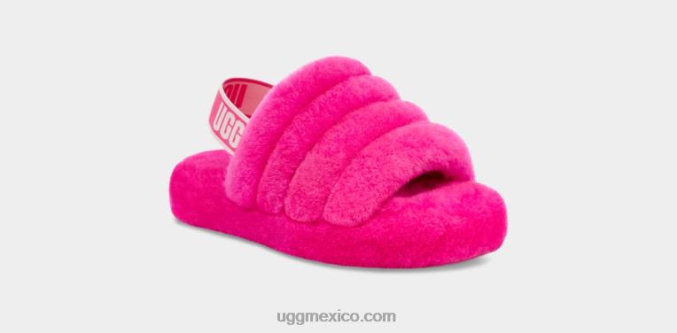 rosa de roca 00NF1741 UGG niños pelusa sí diapositiva