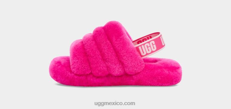 rosa de roca 00NF1741 UGG niños pelusa sí diapositiva