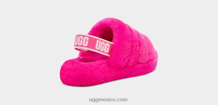 rosa de roca 00NF1741 UGG niños pelusa sí diapositiva