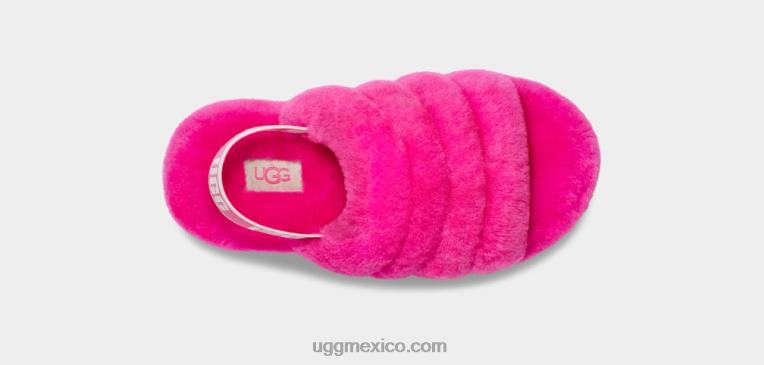 rosa de roca 00NF1741 UGG niños pelusa sí diapositiva