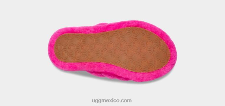 rosa de roca 00NF1741 UGG niños pelusa sí diapositiva