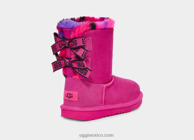 rosa de roca 00NF1774 UGG niños bailey arco plaid punk