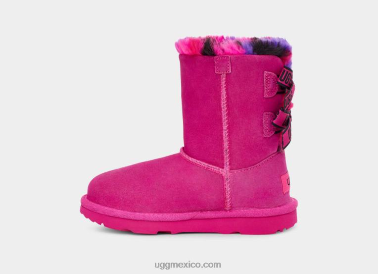 rosa de roca 00NF1774 UGG niños bailey arco plaid punk