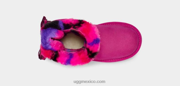 rosa de roca 00NF1774 UGG niños bailey arco plaid punk