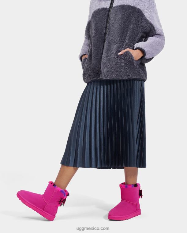 rosa de roca 00NF861 UGG mujer mini bailey arco plaid punk