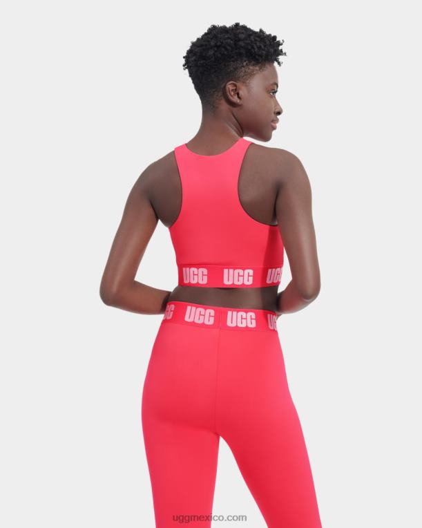 rosa flamenco 00NF1020 UGG mujer bralette con logo wilmina